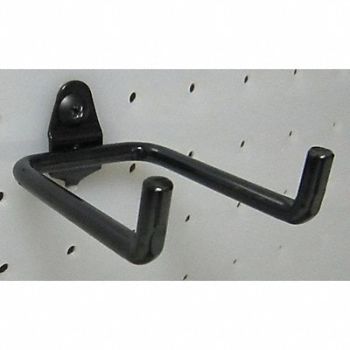 GRAINGER APPROVED G0568 Double Rod Pegboard Hook 3 in L PK10, 5TPG6
