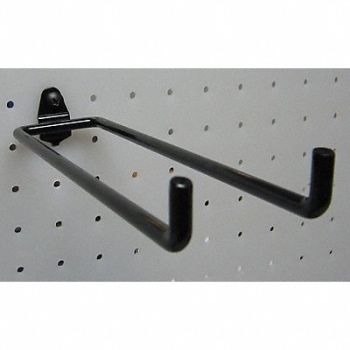 GRAINGER APPROVED G0570 Double Rod Pegboard Hook 8 1/2 in L PK5, 5TPG8