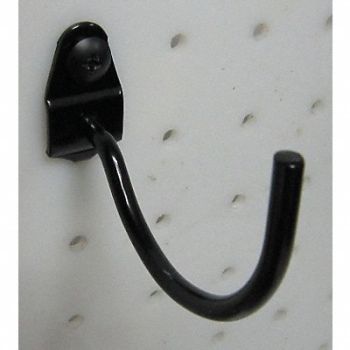 GRAINGER APPROVED G0579 Curved Pegboard Hook 2 1/4 in L PK10, 5TPH7