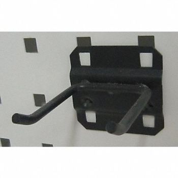 GRAINGER APPROVED G0537 Double Rod Pegboard Hook 2 1/2 in L PK5, 5TPK9