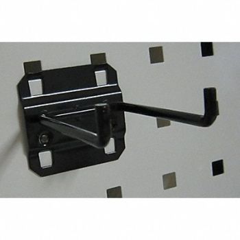 GRAINGER APPROVED G0539 Double Rod Pegboard Hook 3 1/2 in L PK5, 5TPL1