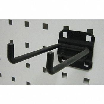 GRAINGER APPROVED G0540 Double Rod Pegboard Hook 4 1/2 in L PK5, 5TPL2
