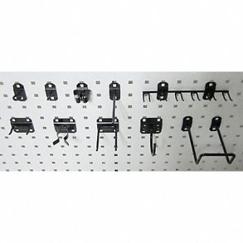 GRAINGER APPROVED G0558 Pegboard Hook Assortment Kit, 5TPP0