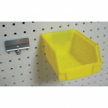 GRAINGER APPROVED Pegboard Bin 5 1/2 in L PK24, 5TPP2