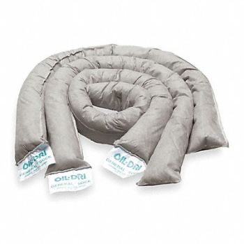 OIL-DRI Absorbent Sock Universal 10 ft L PK4, 5TR13
