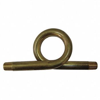 GRAINGER APPROVED Siphon 250 psi 1/4 In Natured Brass, 5TUL0