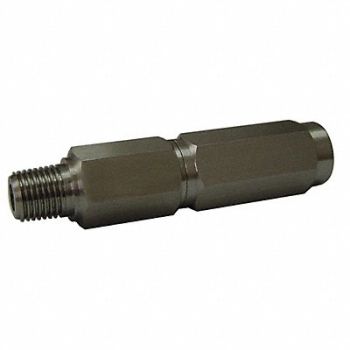 GRAINGER APPROVED Snubber Piston 1/4 In NPT 5000 psi SS, 5TUL8