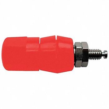 GRAINGER APPROVED Binding Post 33VAC/70VDC Red, 5TWZ3