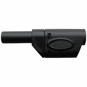 GRAINGER APPROVED Banana Plug 1000VAC Black, 5TXA5