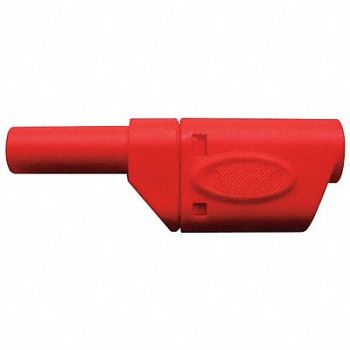 GRAINGER APPROVED Banana Plug 1000VAC Red, 5TXA6