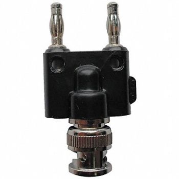 GRAINGER APPROVED BNC Adapter Male to Double Banana Plug, 5TXE1