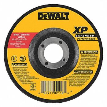 DEWALT Depressed Center Whl T27 9x1/4x5/8-11 ZA, 5TY54