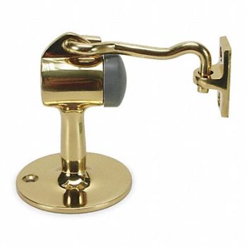 GRAINGER APPROVED Hook-Style Door Holder 2-7/32In Br Brass, 5U617