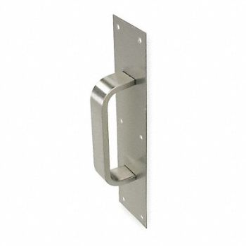 ROCKWOOD Pull Plate Rectangle Grip Aluminum 4 x16, 2RGV5
