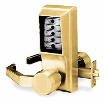 KABA Push Button Lock Entry Antique Brass, 5U741