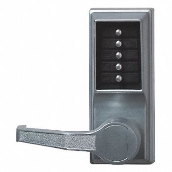 KABA Push Button Lock Entry Satin Chrome, 5U740