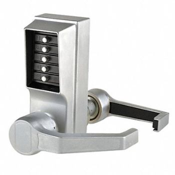 KABA Push Button Lock Entry Satin Chrome, 5U742