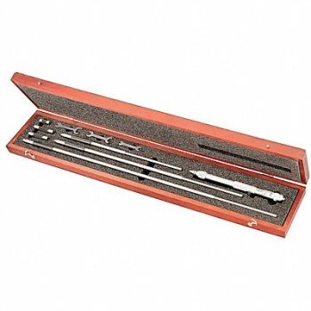 STARRETT Inside Micrometer Set 8 to 32 In, 5UAA8