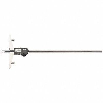 STARRETT Electronic Depth Gage 0 to 24 In, 5UAG6