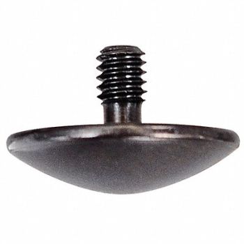 STARRETT Indicator Contact Point 1/8L x 1/2 Round, 5UAJ6