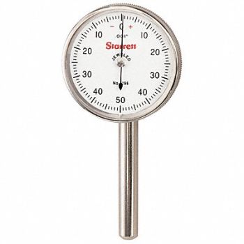STARRETT Dial Test Indicator Vert 0 to 0.200 In, 5UAL6