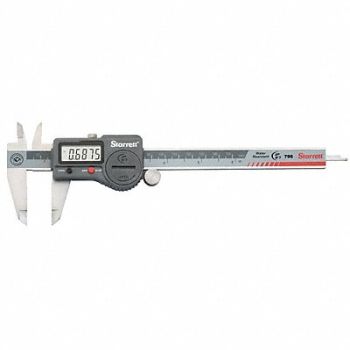 STARRETT Electronic Digital Caliper 0 to 6 In, 5UAT7