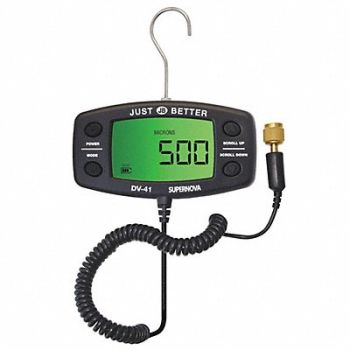JB INDUSTRIES Vacuum Gauge Digital LCD, 5UET3