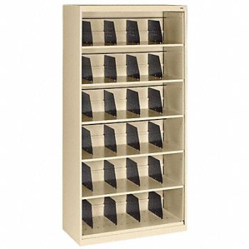 TENNSCO Cabinet 36 x 75-1/4 x 17 In Champ/Putty, 5UEY9