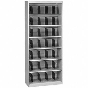 TENNSCO Cabinet 36 x 87 x 17 In Light Gray, 5UEZ1