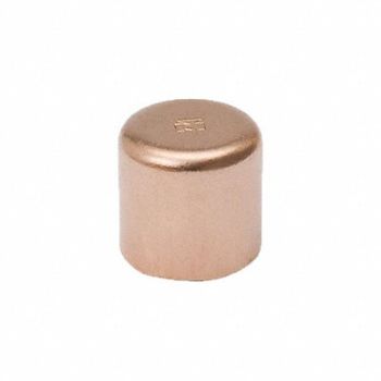 STREAMLINE Cap Wrot Copper 3/8 Tube CxC, 5UGE8