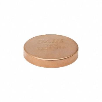 STREAMLINE DWV Test Cap Wrot Copper 1/2 Tube CxC, 5UGF8