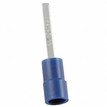 POWER FIRST Pin Terminal Blue 16 AWG 14 AWG PK100, 5UGP4