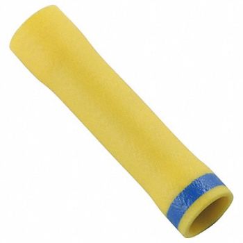 POWER FIRST SpliceCon Crimp Vinyl Yellow PK100, 5UGU9