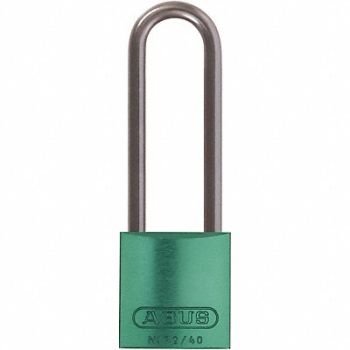 ABUS D8953 Lockout Padlock KA Green 1-1/2 H, 5UKL4
