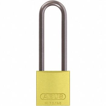 ABUS D8953 Lockout Padlock KA Yellow 1-1/2 H, 5UKL8