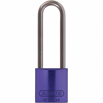 ABUS D8953 Lockout Padlock KA Purple 1-1/2 H, 5UKN0
