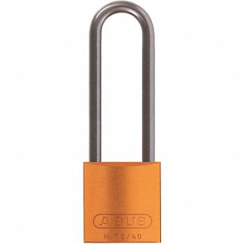 ABUS D8953 Lockout Padlock KA Orange 1-1/2 H, 5UKN2