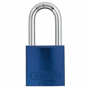 ABUS D8949 Lockout Padlock KA Blue 1-1/2 H, 5UKN8