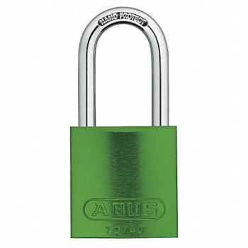 ABUS H5007 Lockout Padlock KA Green 1-1/2 H PK12, 14Z360