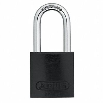 ABUS H5007 Lockout Padlock KA Black 1-1/2 H PK12, 14Z363