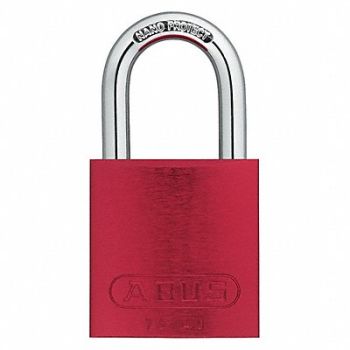 ABUS D8943 Lockout Padlock KD Red 1-1/2 H, 5UKR1