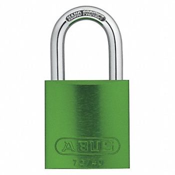 ABUS D8948 Lockout Padlock KA Green 1-1/2 H PK6, 5UKY2