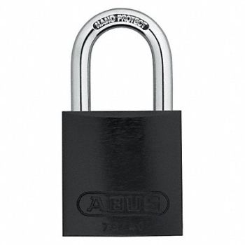 ABUS D8947 Lockout Padlock KA Black 1-1/2 H PK3, 5UKY3