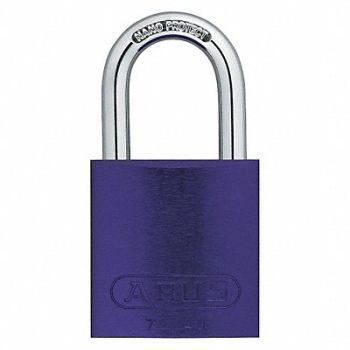 ABUS H5006 Lockout Padlock KA Purple 1-1/2 H PK12, 14Z357