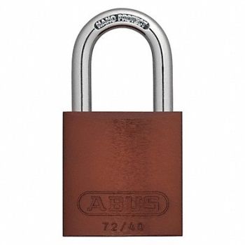 ABUS D8948 Lockout Padlock KA Brown 1-1/2 H PK6, 5UKZ2