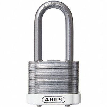 ABUS D8957 Lockout Padlock KA White 1-3/8 H, 5UKU8