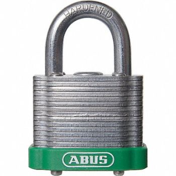 ABUS D8956 Lockout Padlock KA Green 1-3/8 H, 5UKV4