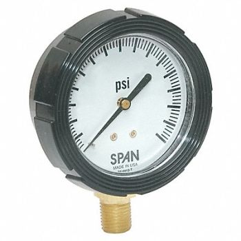 SPAN D7963 Pressure Gauge 0 to 7500 psi 2-1/2In, 5NMZ2