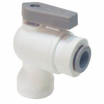 PARKER Acetal Ball Valve Push x FNPT 3/8 in, 5UNA2