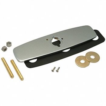ZURN Trim/Cover Plate Chrome 8 L 8 W, 5UNV3
